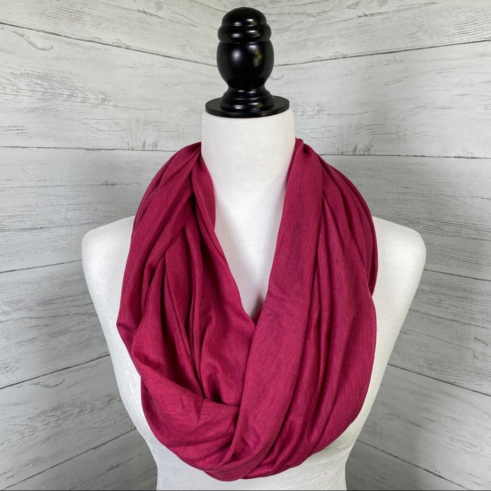 ⭐️SALE⭐️Hot Steps Pink Foulard Scarf - Picture 1 of 6